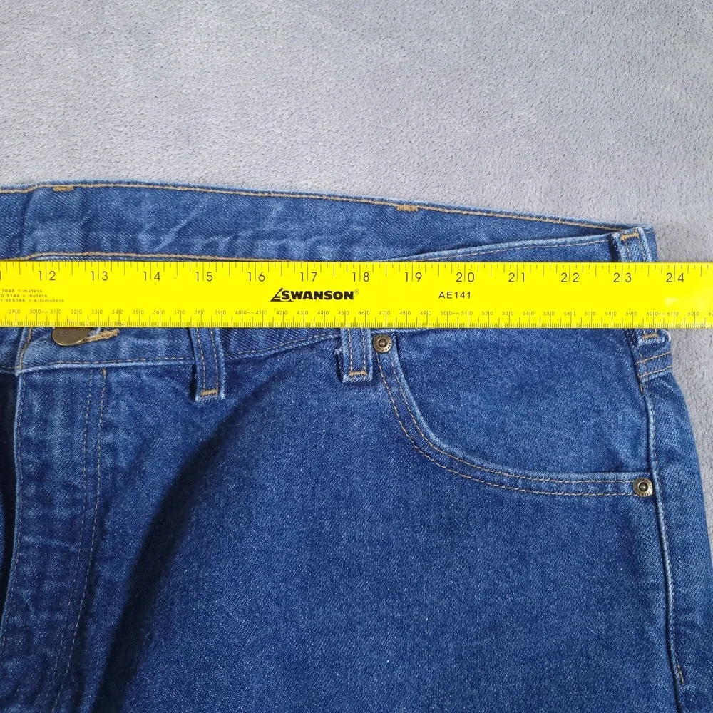 Carhartt Jeans Mens 48x32 Indigo Blue‎ Traditional Fit Workwear Denim B280 PRW